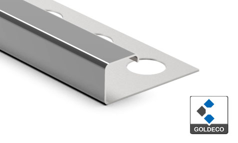 Stainless Steel Square Edge Tile Trim 10x31MM